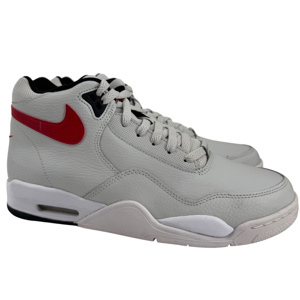 Nike Air Flight‎ Legacy Sneaker Mens 9.5 Grey Red BQ4212-004 Basketball Shoes